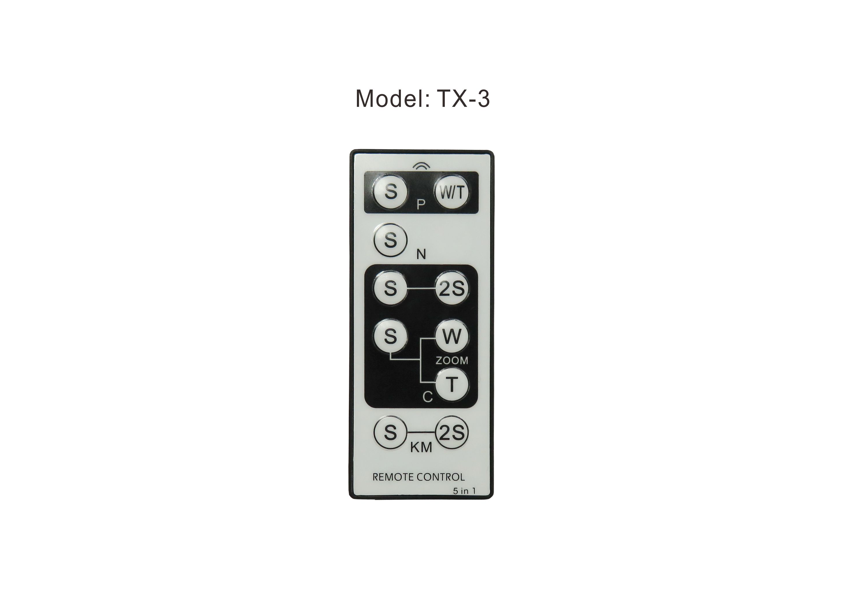 TX1,TX2,TX3,TX4,TX5 Remote Control